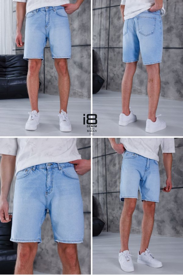 Spodenki męskie jeans Roz XS-XL, 1 Kolor Paczka 10 szt